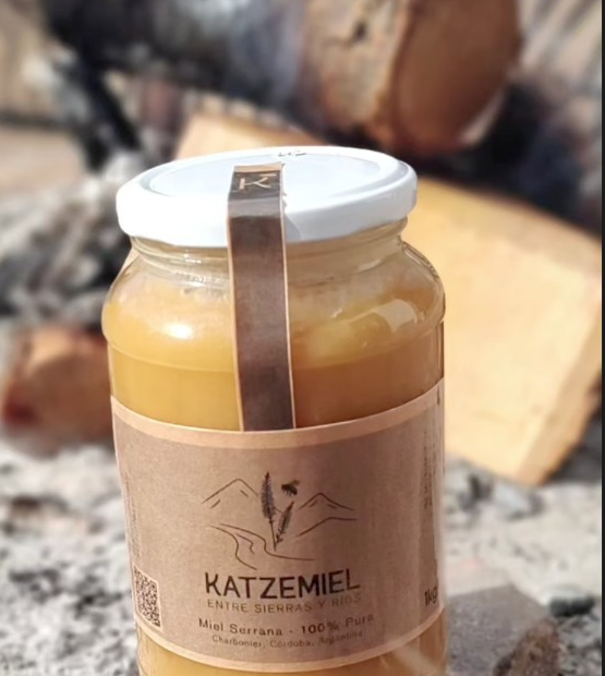 Frasco de 1 kg de Miel Serrana Katzemiel